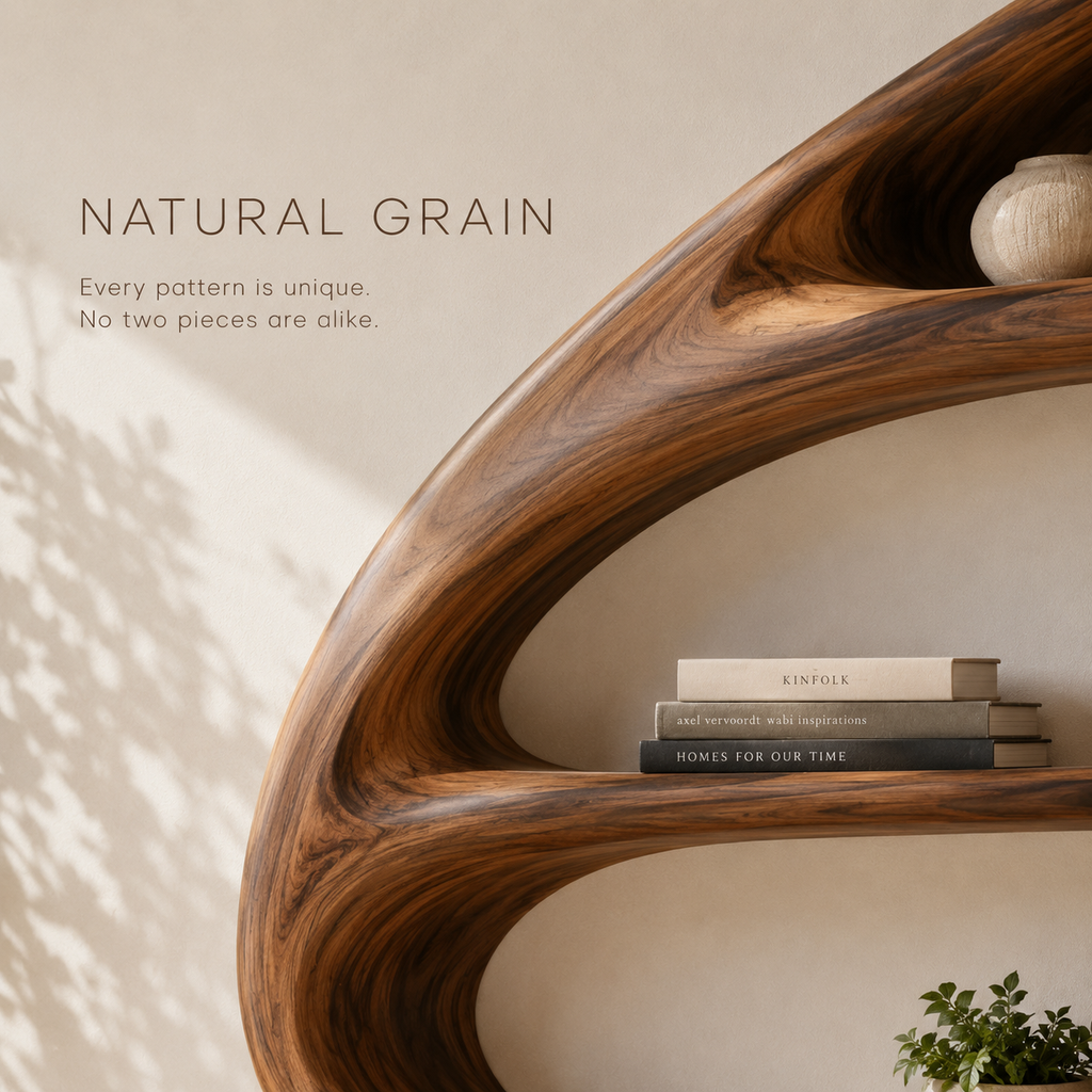 Brisa Sculptural Bookcase - product image 05