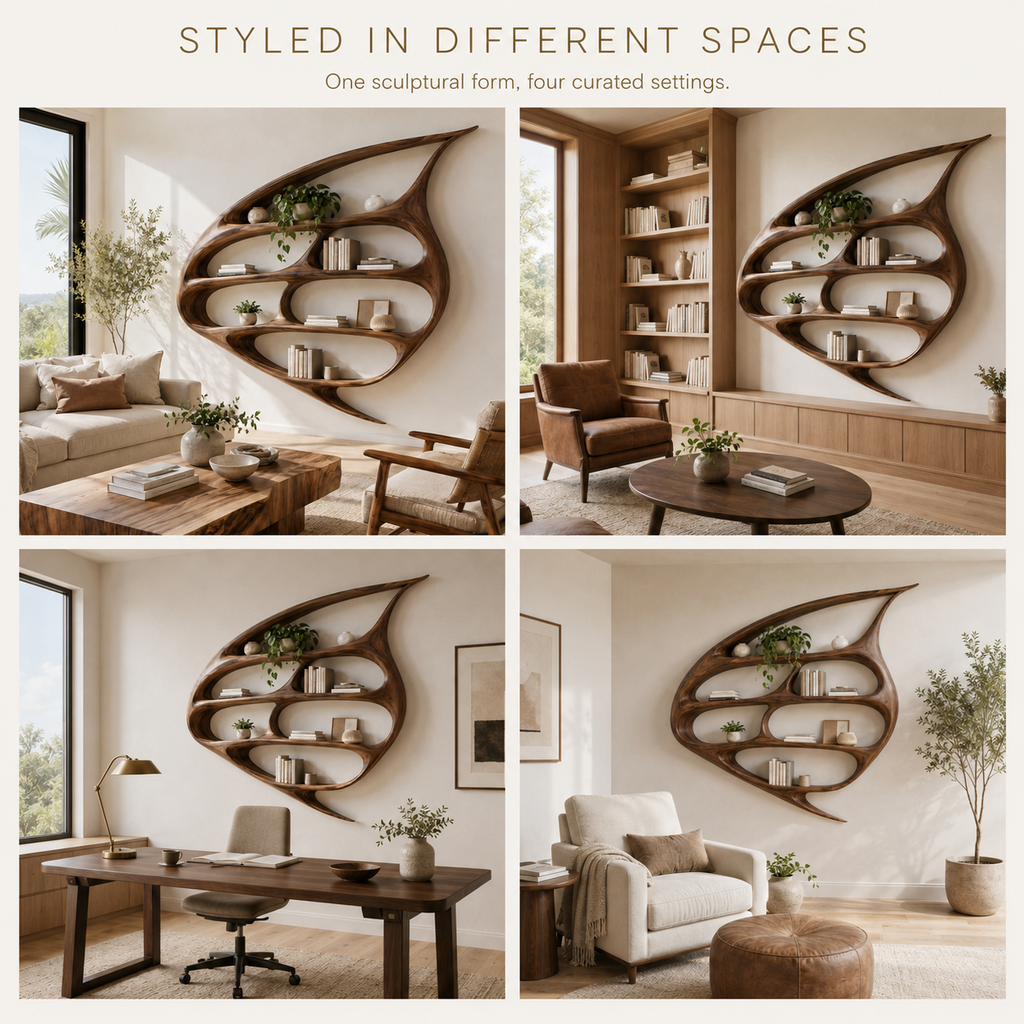Brisa Sculptural Bookcase - product image 10