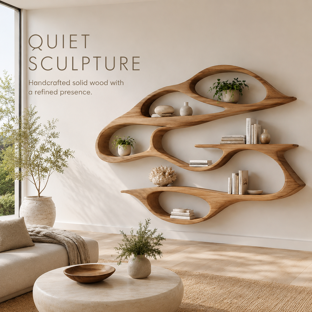 Marin Curved Display Bookshelf - product image 02