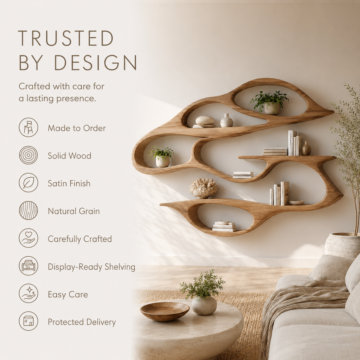 Marin Curved Display Bookshelf - product image 09