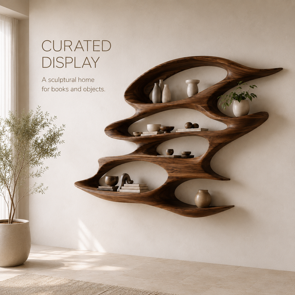 Caldera Organic Wood Bookshelf - product image 04