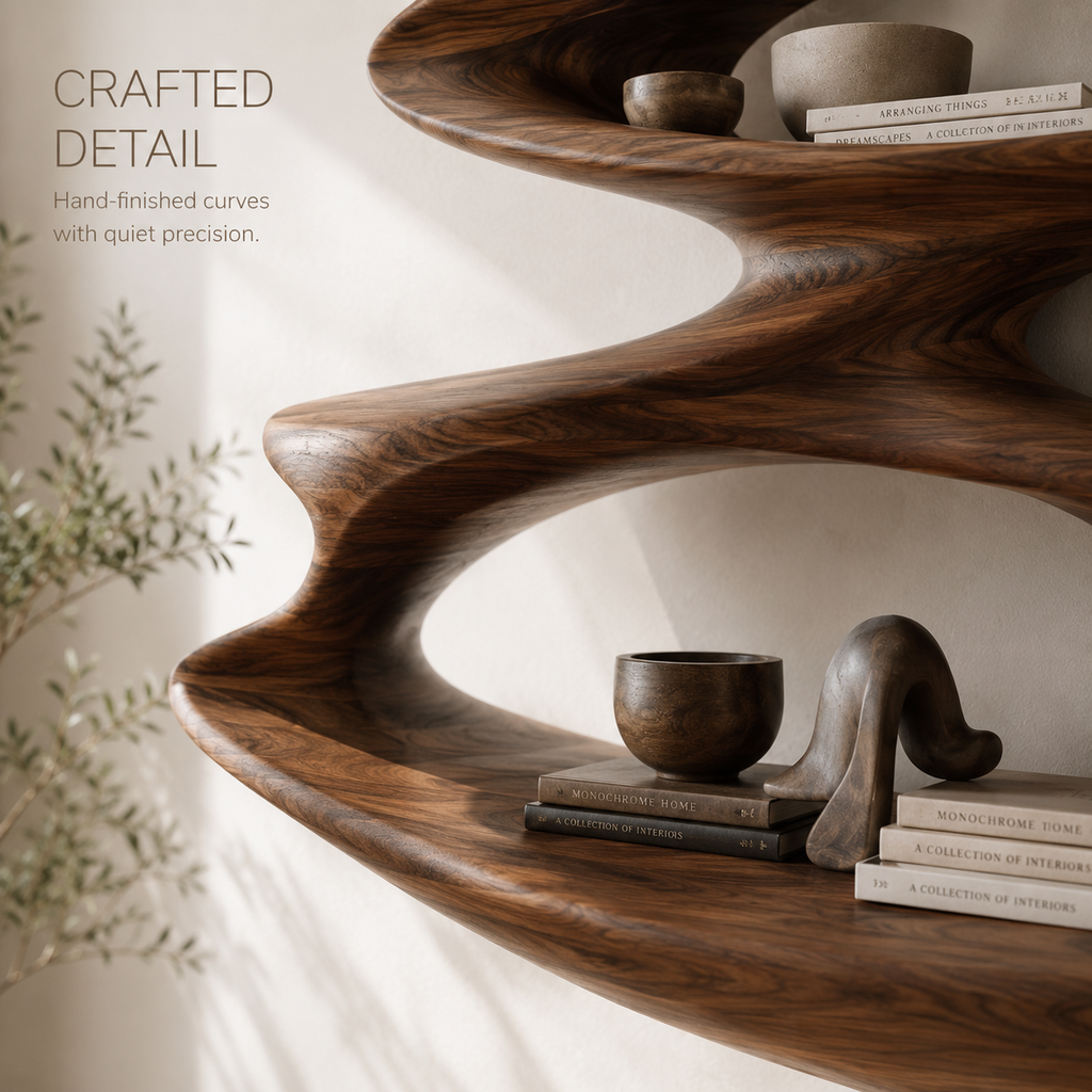 Caldera Organic Wood Bookshelf - product image 07