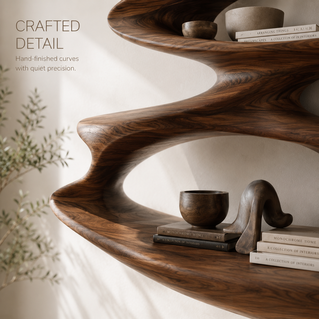 Caldera Organic Wood Bookshelf - product image 07