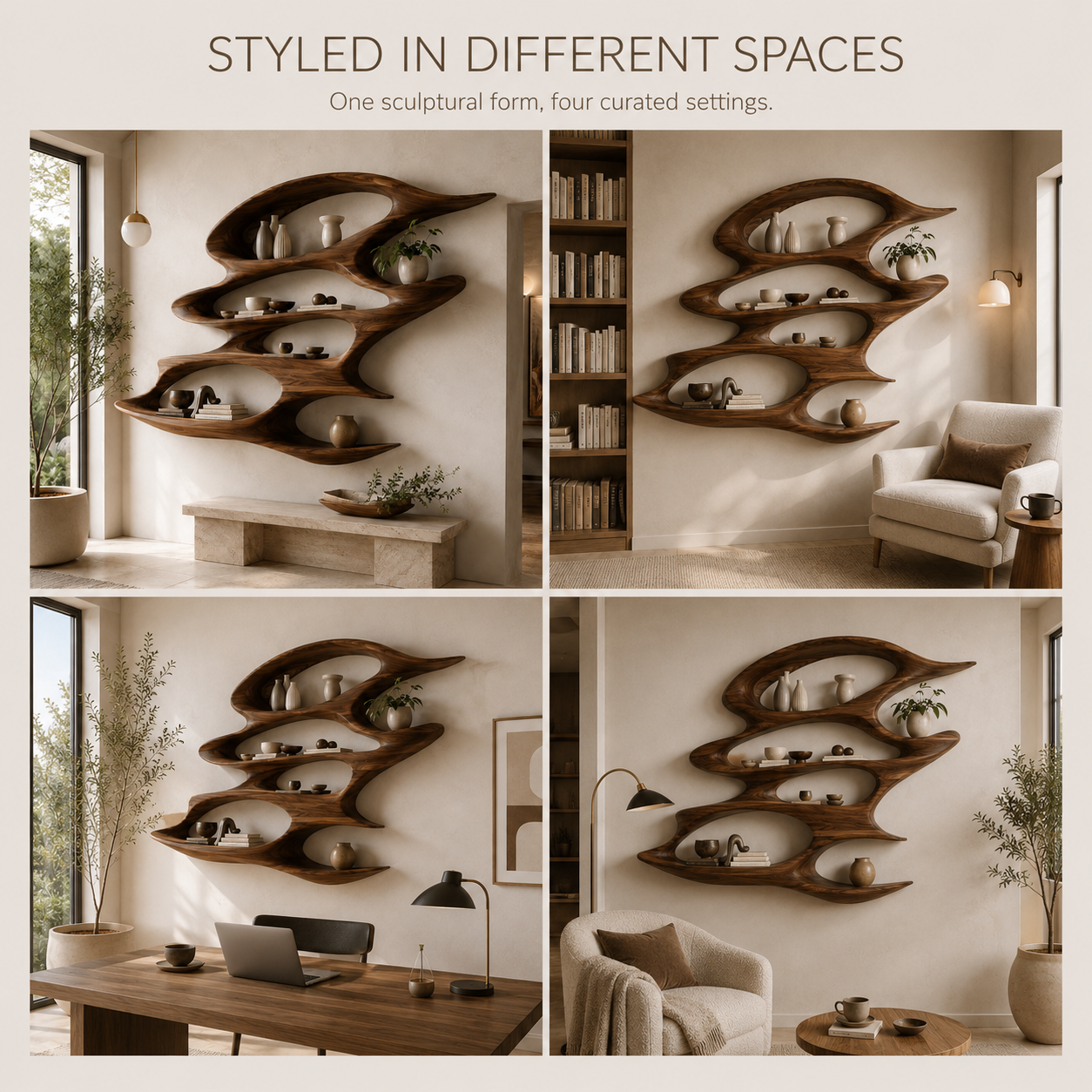 Caldera Organic Wood Bookshelf - product image 11