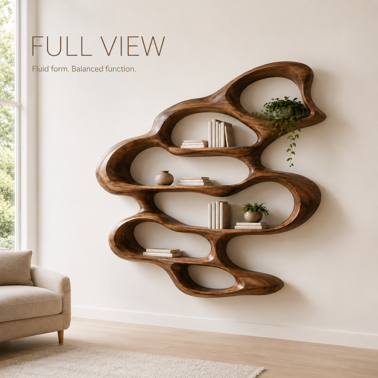 Soren Rounded Bookcase - product image 03
