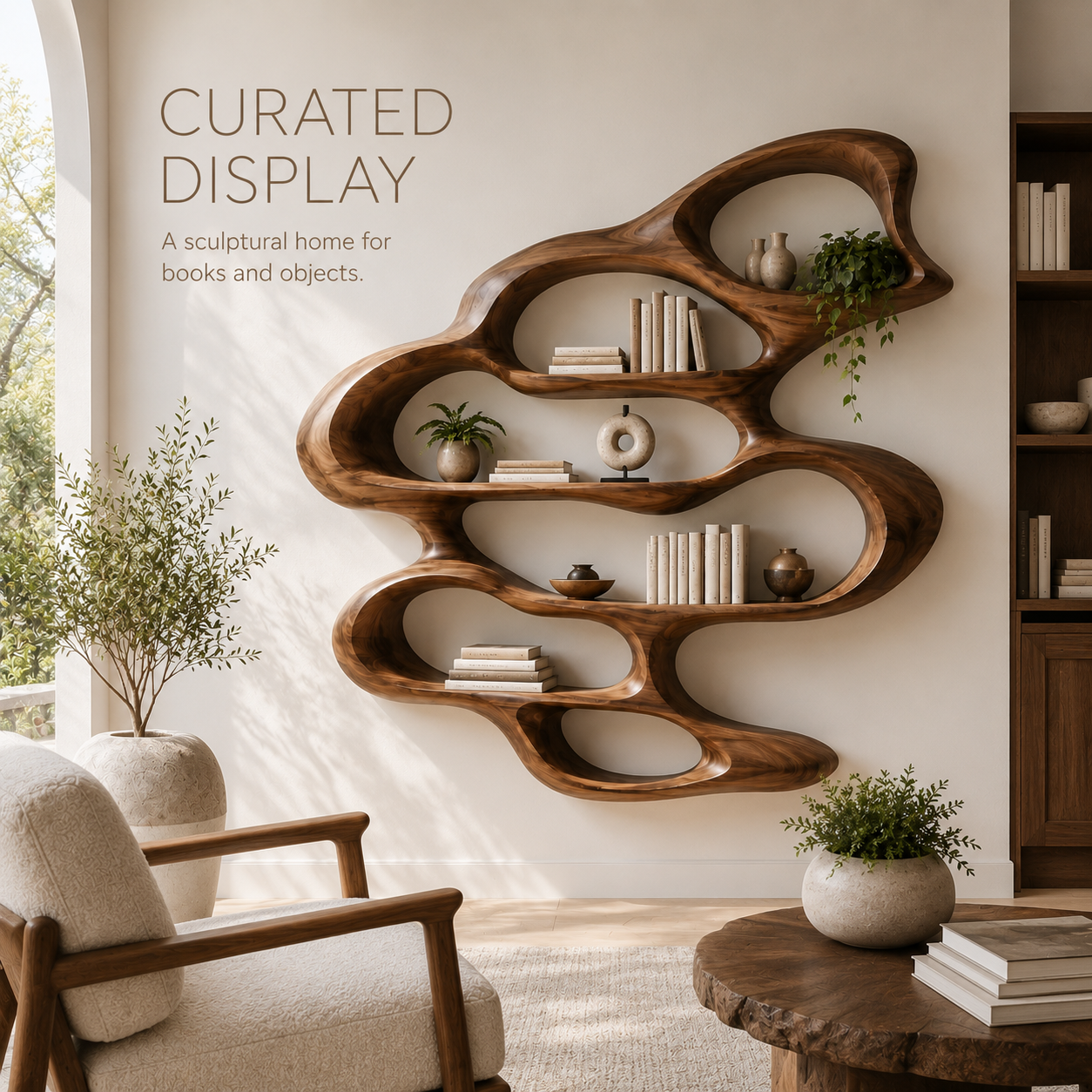 Soren Rounded Bookcase - product image 07