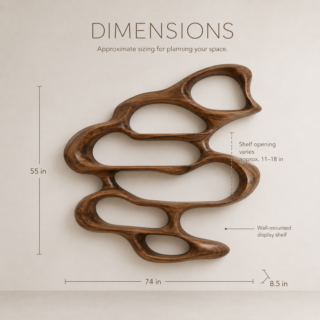 Soren Rounded Bookcase - product image 09