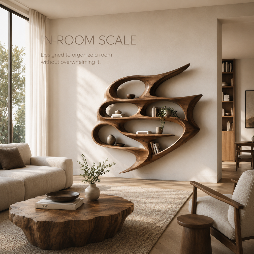 Veyra Soft Curve Bookshelf - product image 03