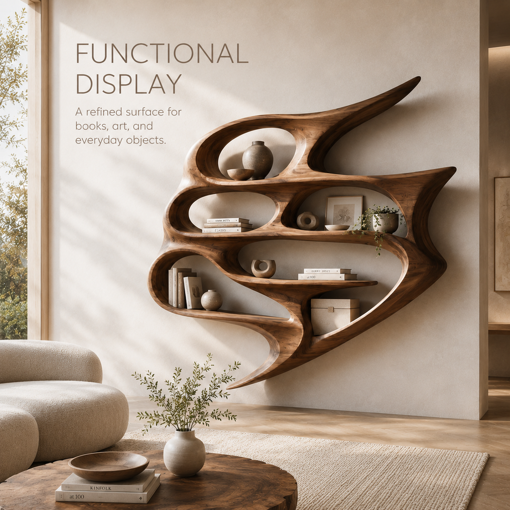 Veyra Soft Curve Bookshelf - product image 06