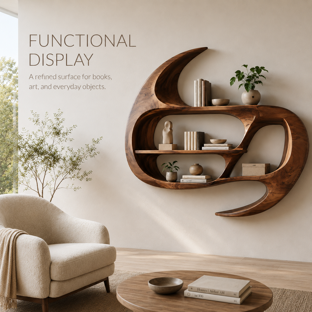 Liora Warm Walnut Bookshelf - product image 08