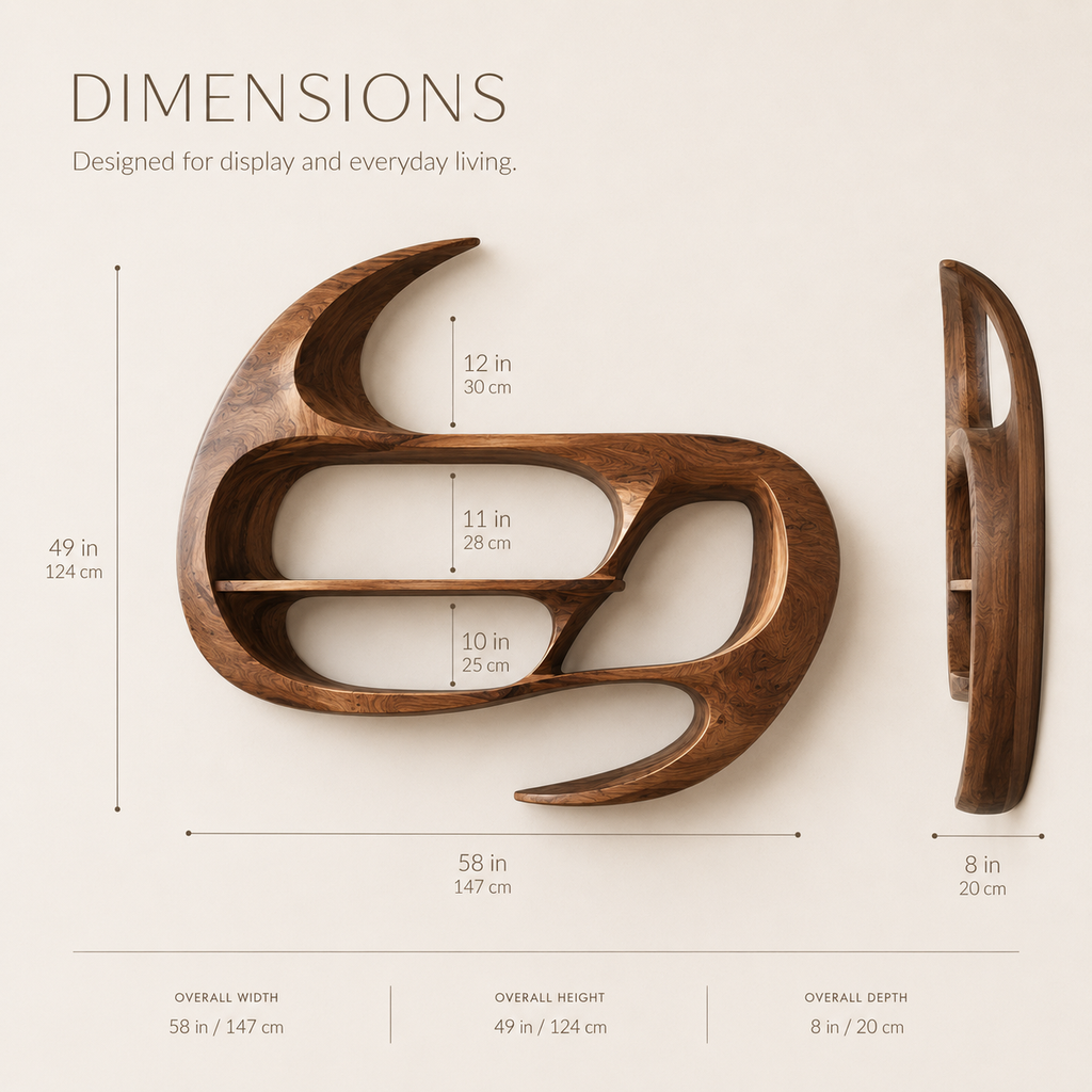 Liora Warm Walnut Bookshelf - product image 09