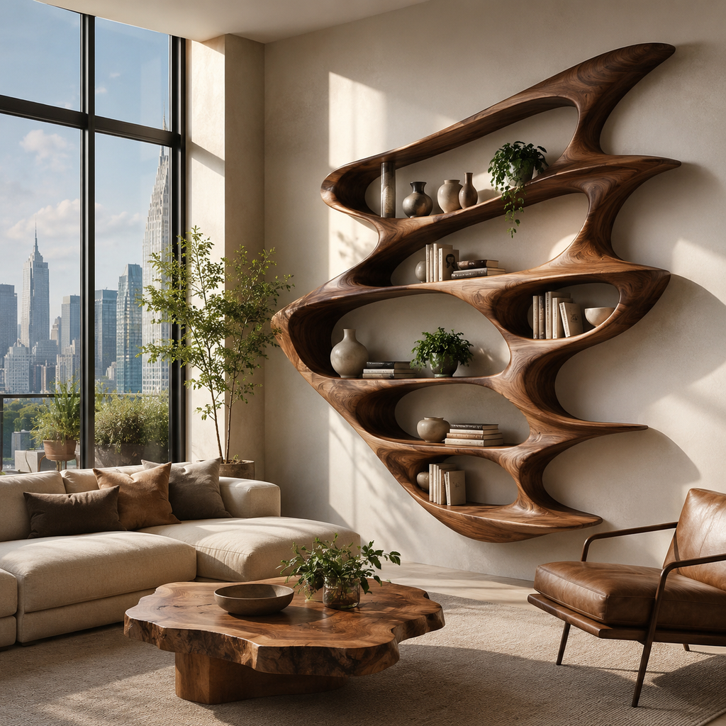 Rowan Hollow Form Bookshelf - main view
