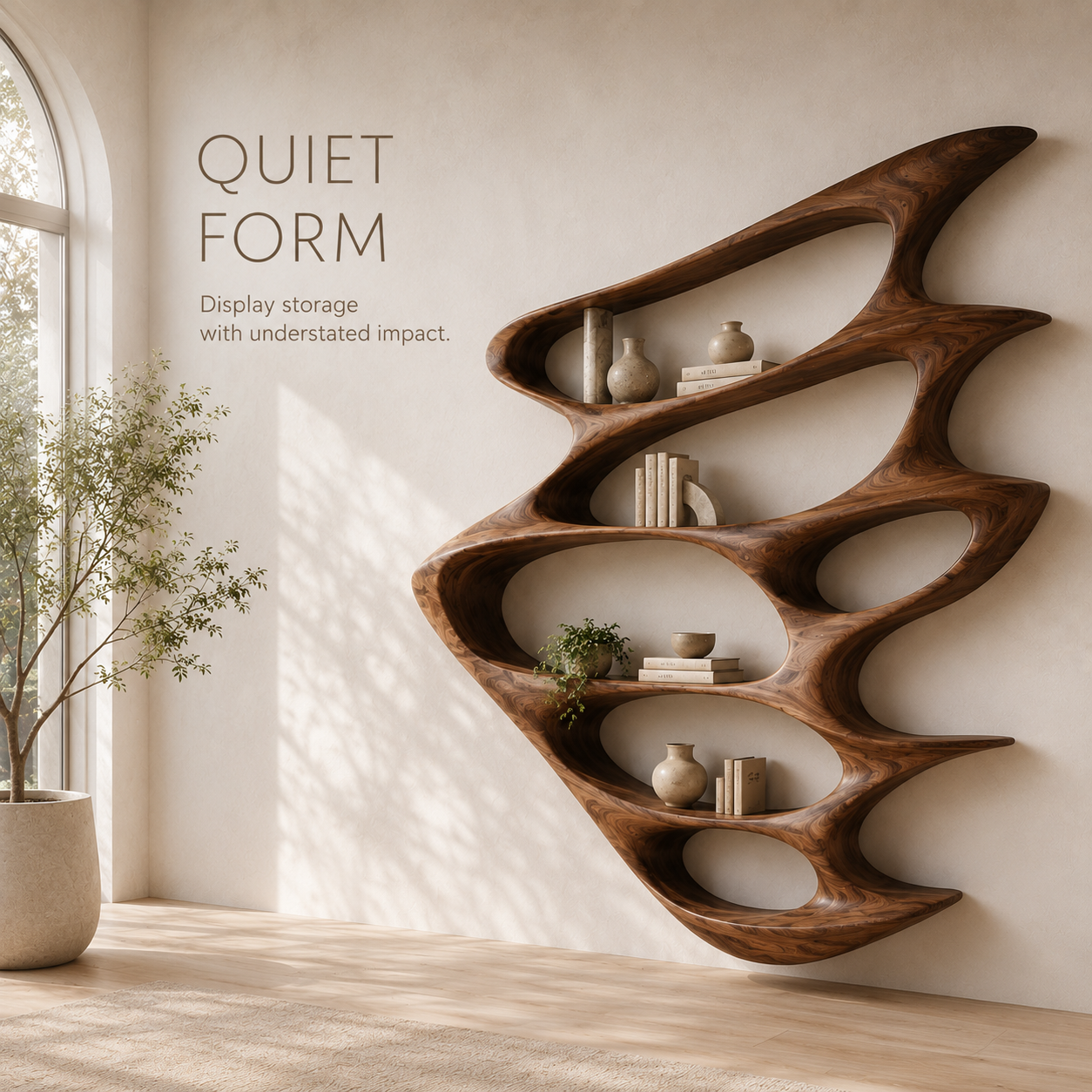 Rowan Hollow Form Bookshelf - product image 04