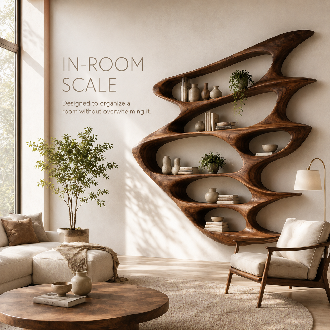 Rowan Hollow Form Bookshelf - product image 05