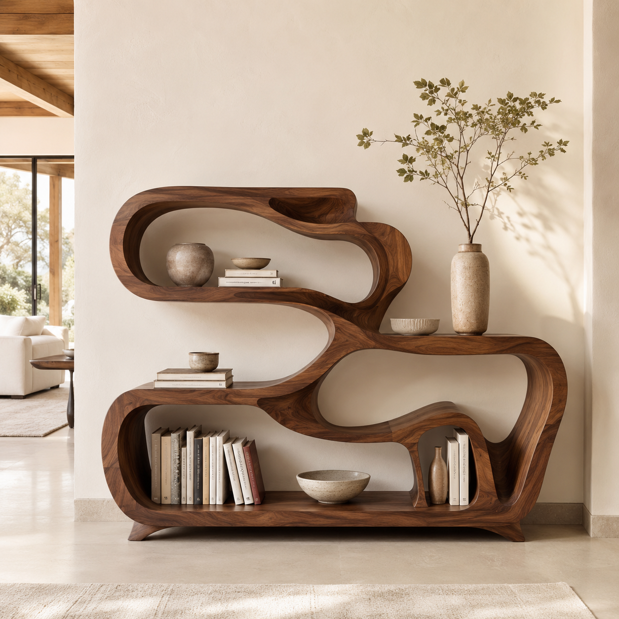 Brielle Sculpted Display Shelf - main view