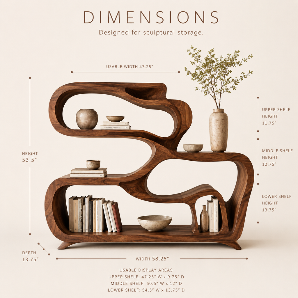 Brielle Sculpted Display Shelf - product image 08