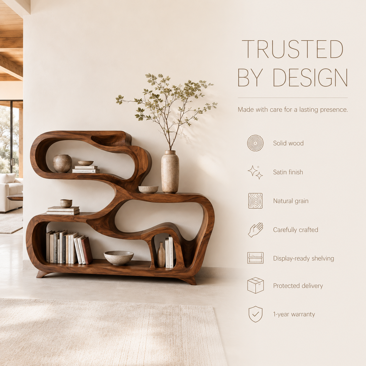 Brielle Sculpted Display Shelf - product image 09