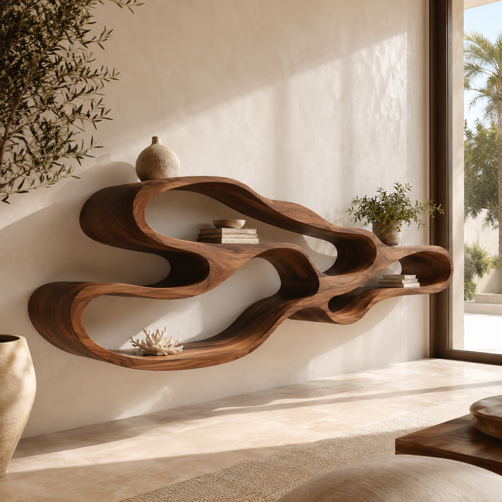Orin Organic Modern Bookshelf - main view