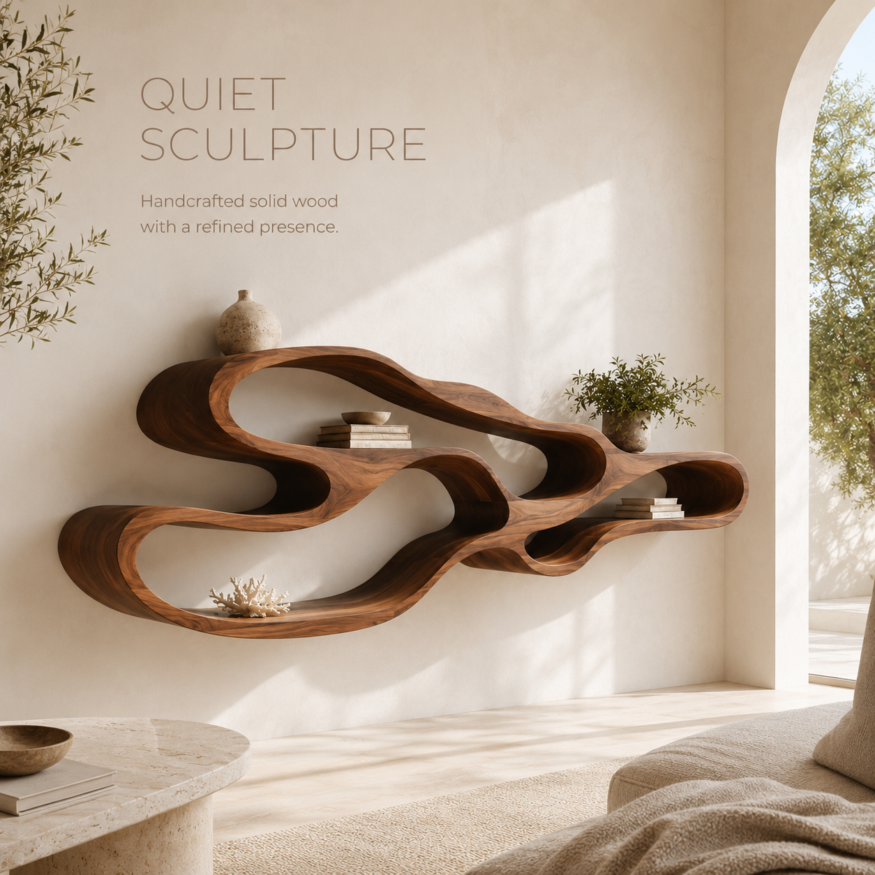 Orin Organic Modern Bookshelf - product image 02