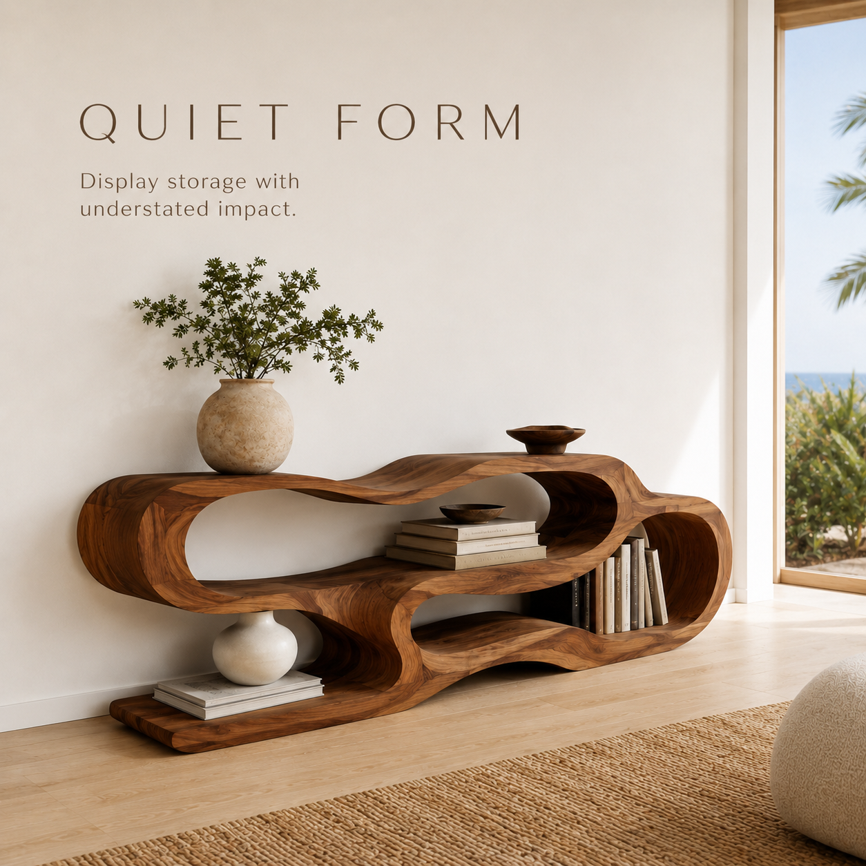 Mira Flow Wood Bookshelf - product image 03