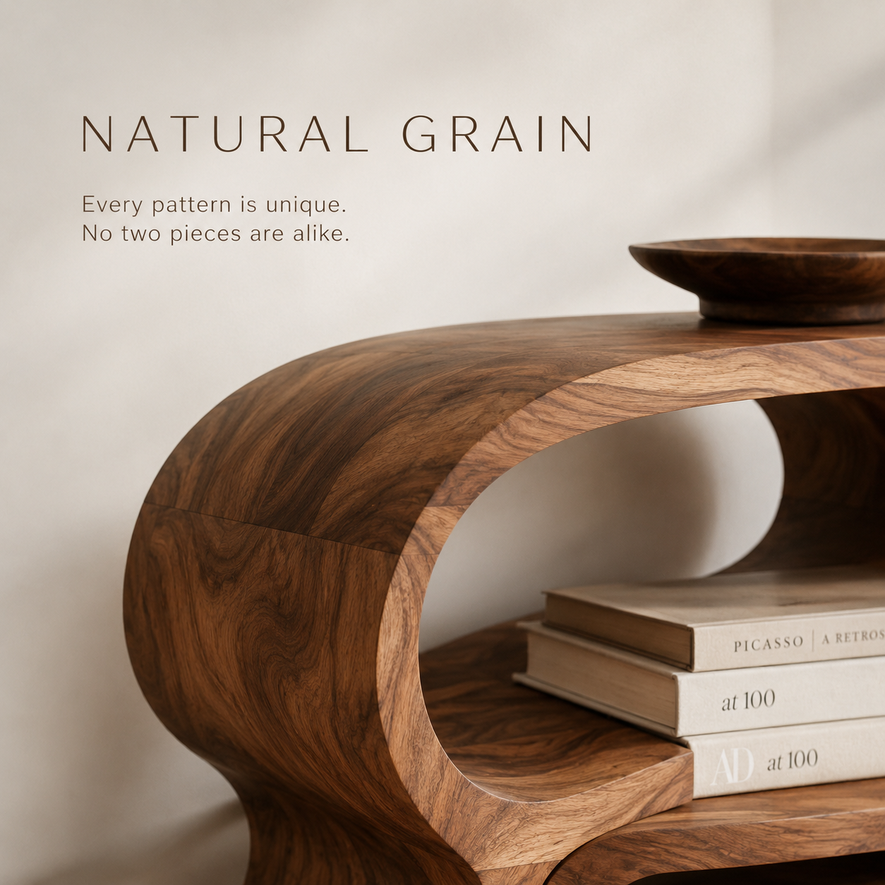 Mira Flow Wood Bookshelf - product image 05