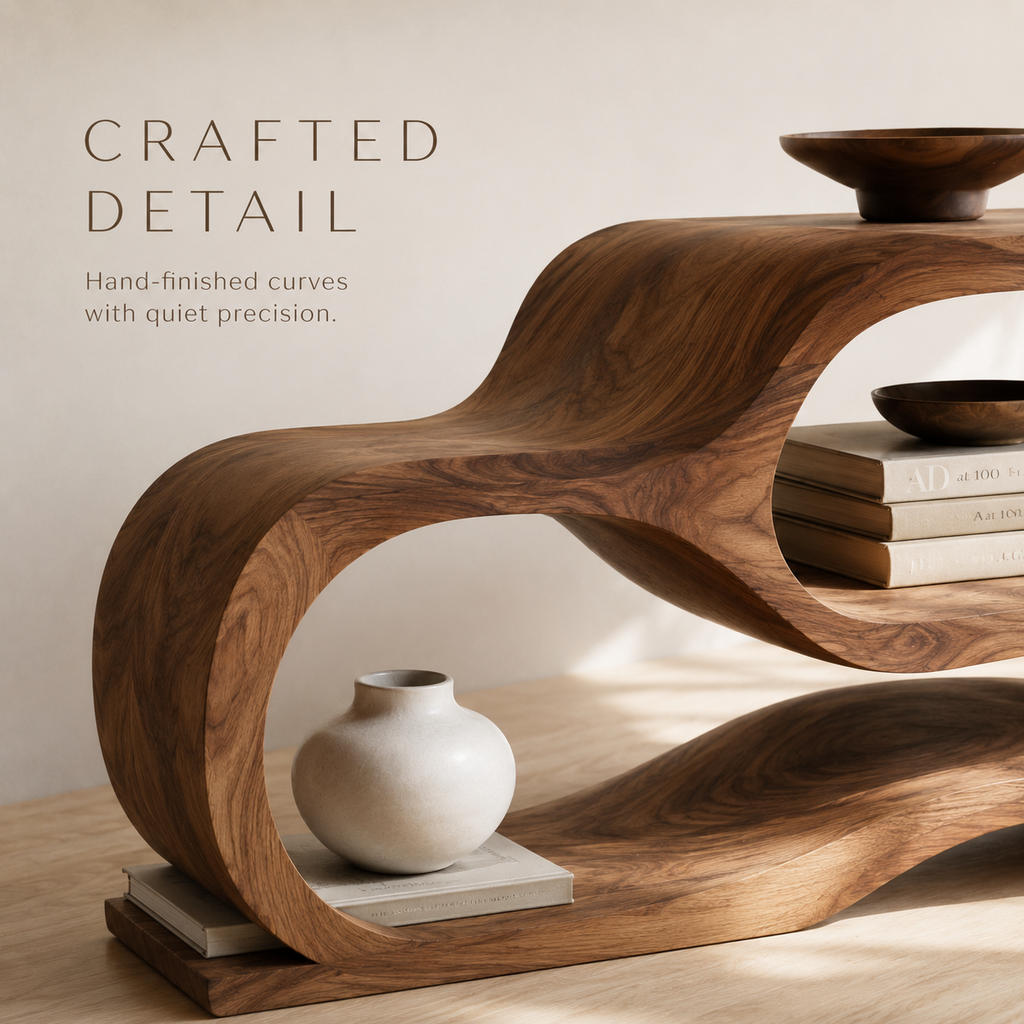 Mira Flow Wood Bookshelf - product image 06