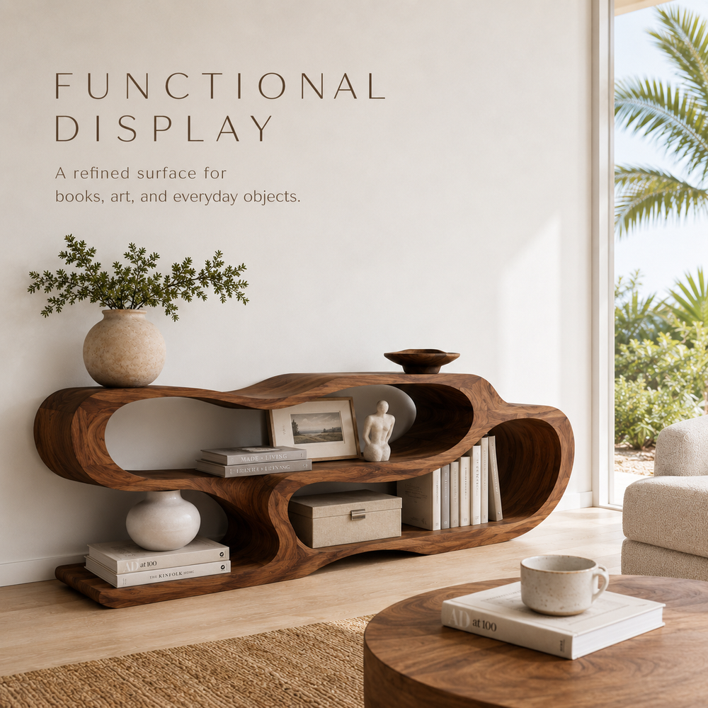 Mira Flow Wood Bookshelf - product image 07