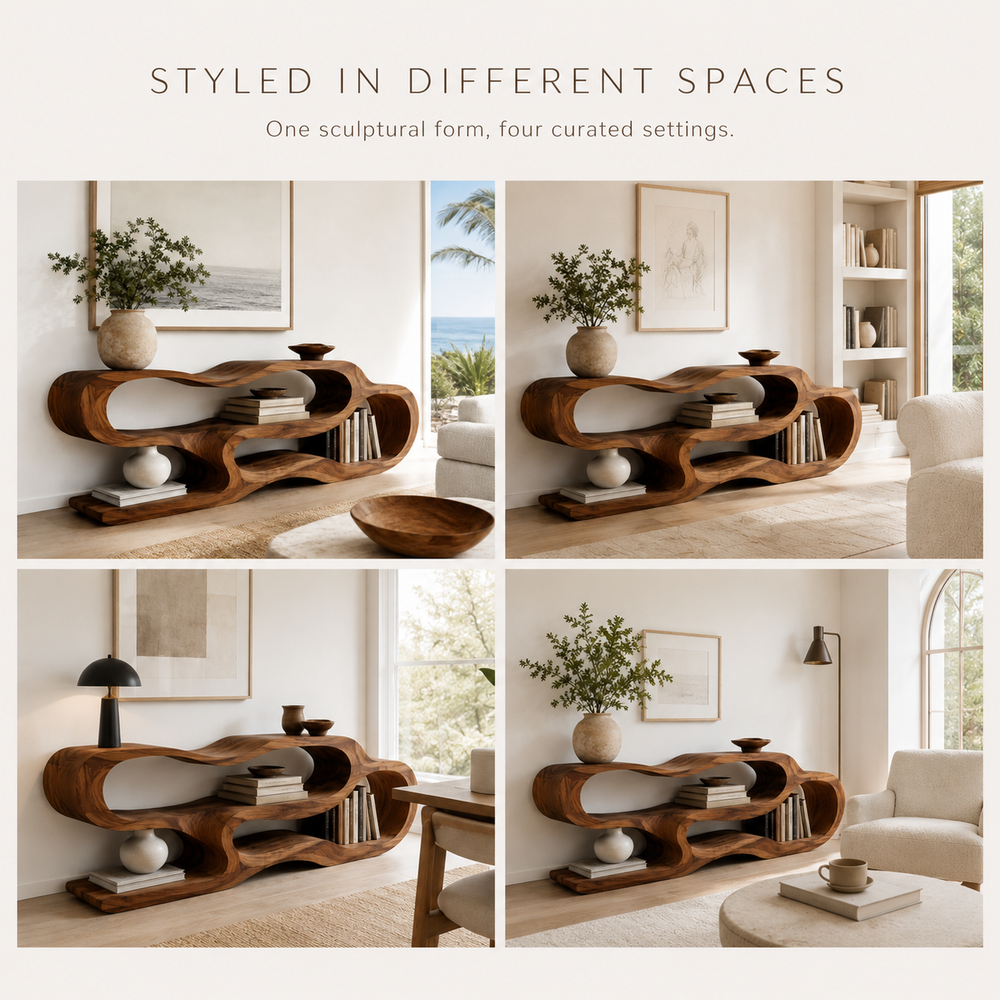 Mira Flow Wood Bookshelf - product image 10