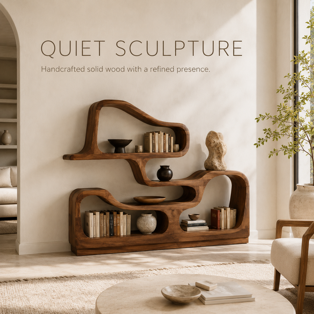 Vale Sculptural Bookshelf - product image 02