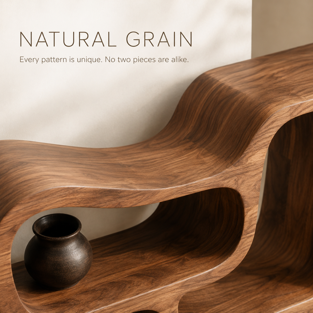 Vale Sculptural Bookshelf - product image 05