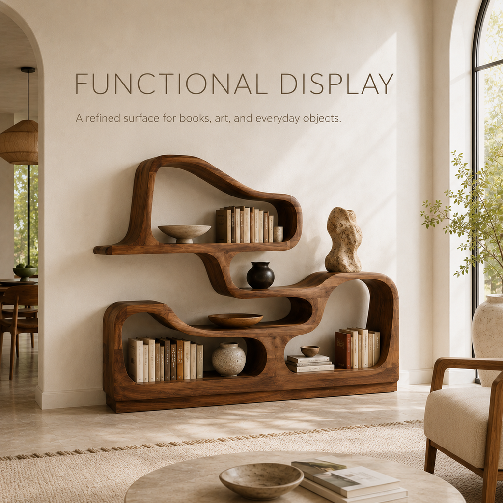 Vale Sculptural Bookshelf - product image 07