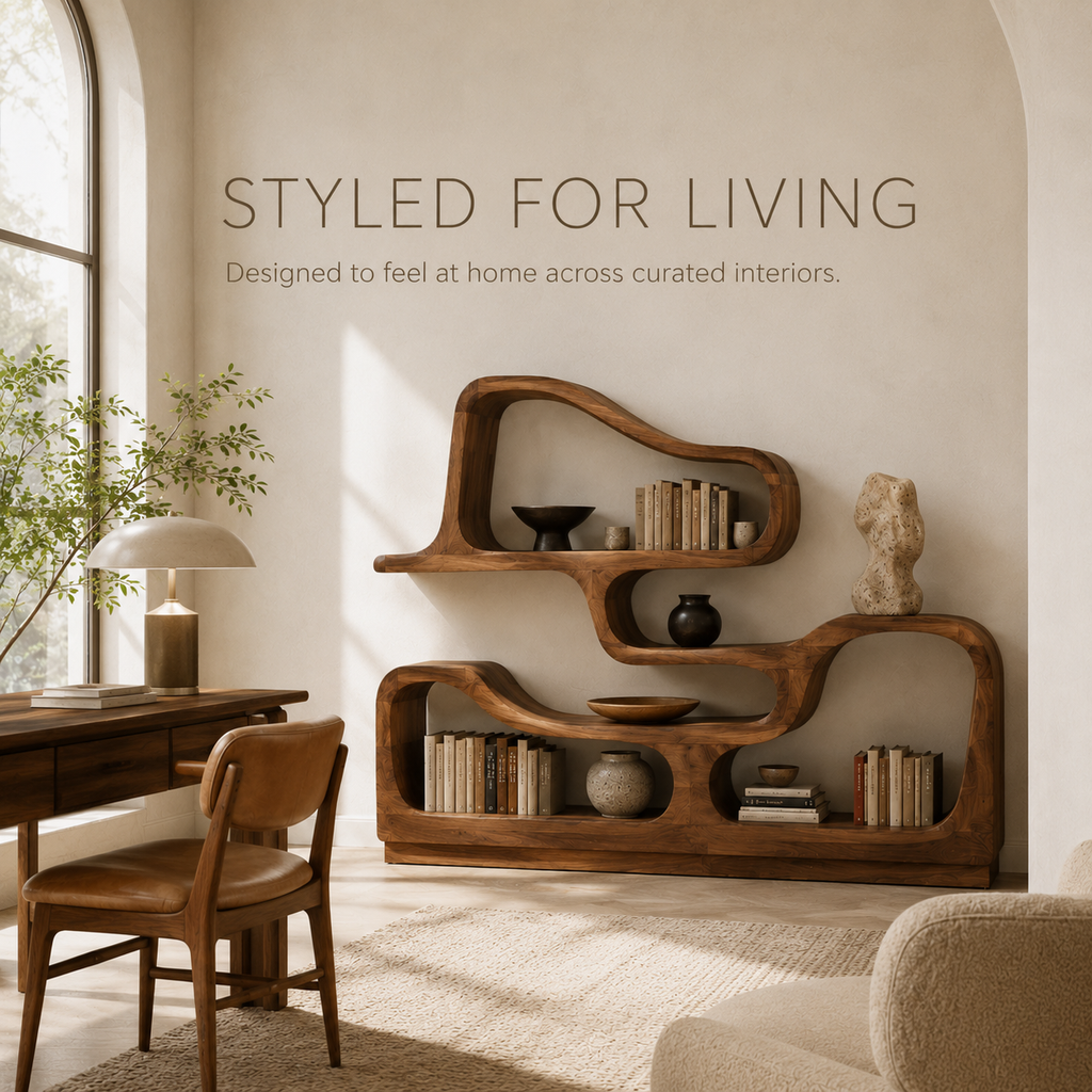 Vale Sculptural Bookshelf - product image 10