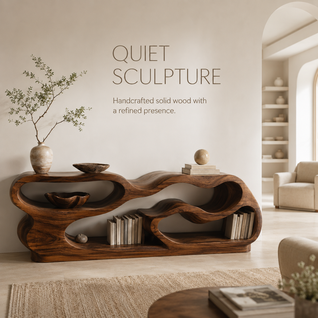 Celine Warm Modern Bookshelf - product image 02