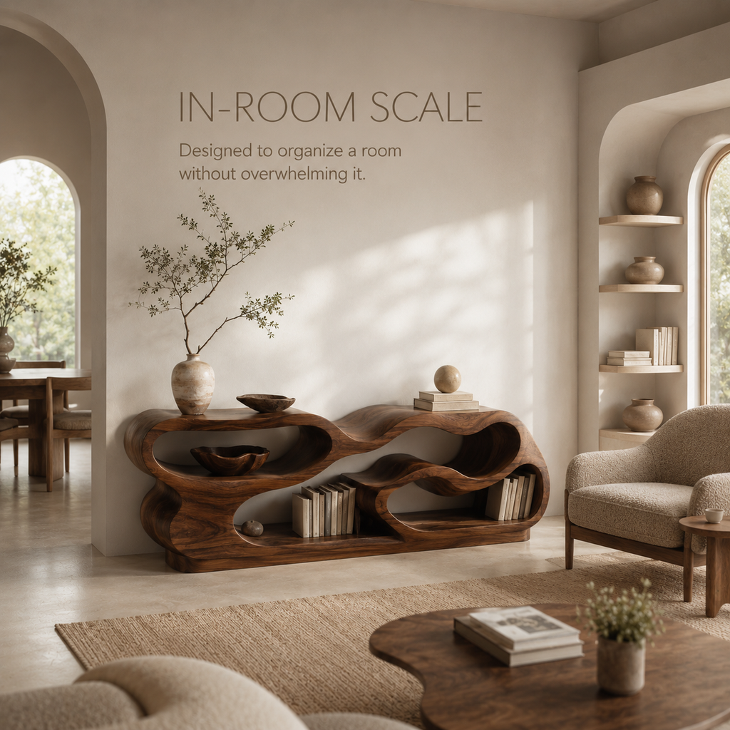 Celine Warm Modern Bookshelf - product image 04