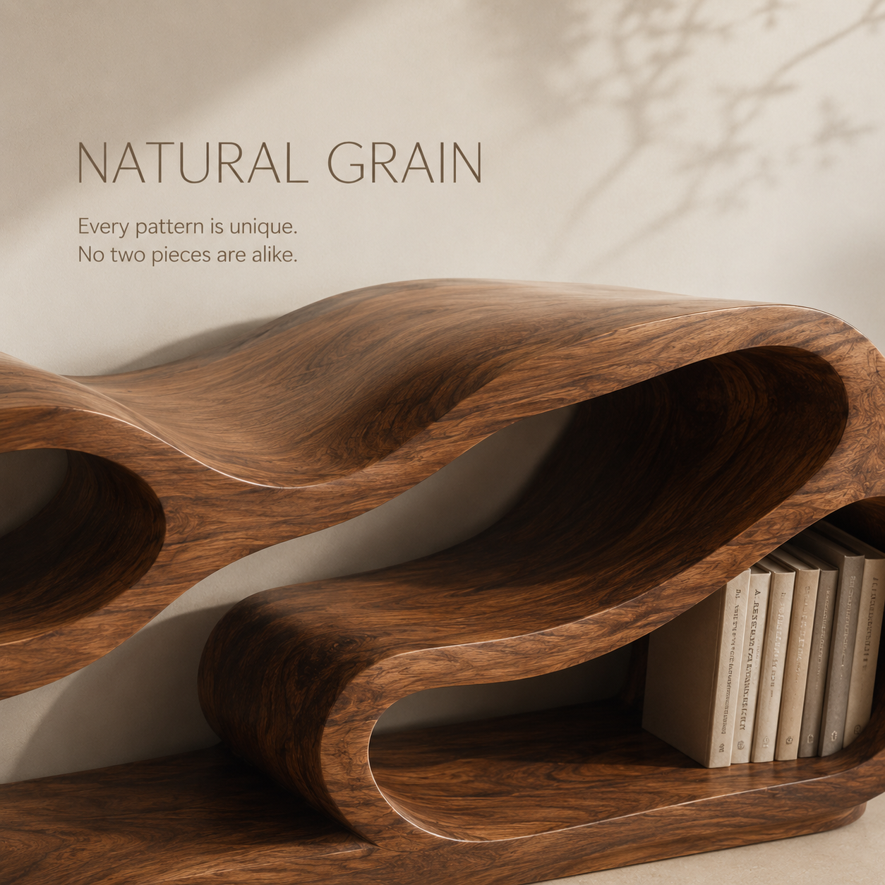 Celine Warm Modern Bookshelf - product image 05