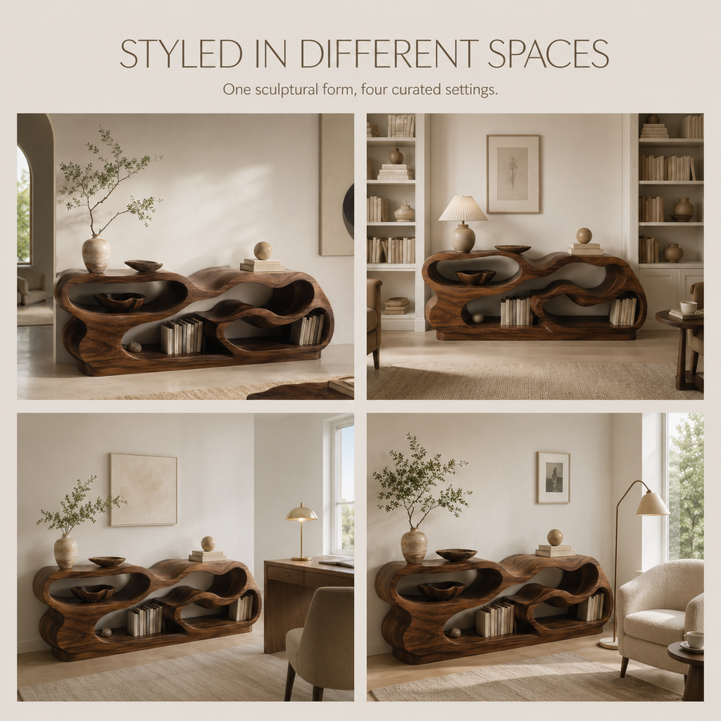 Celine Warm Modern Bookshelf - product image 10