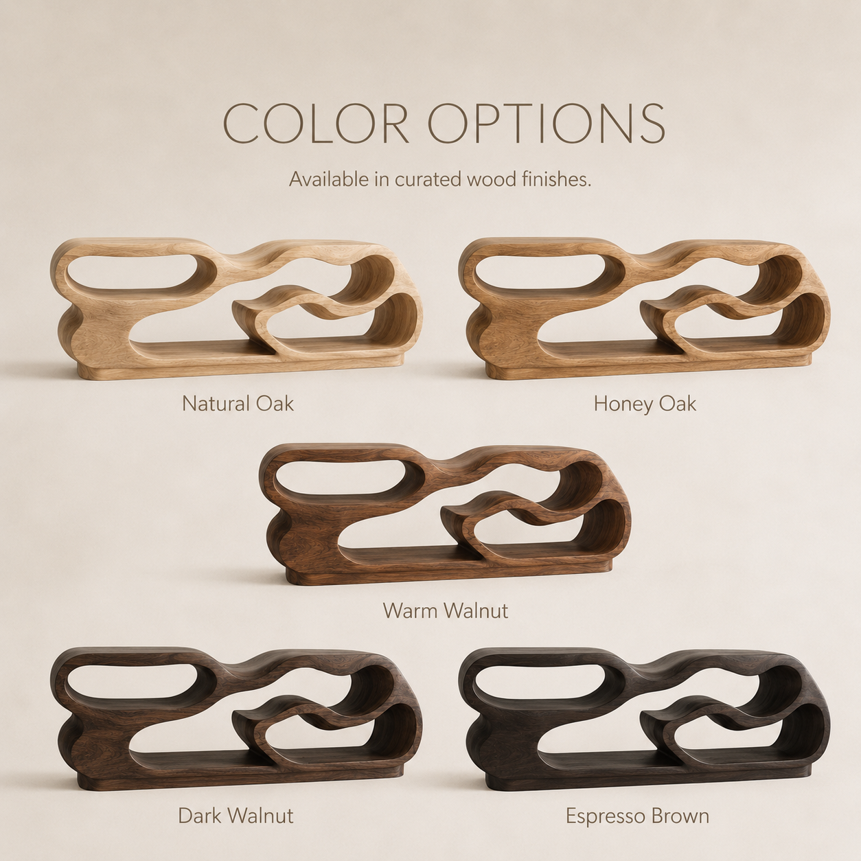 Celine Warm Modern Bookshelf - product image 11