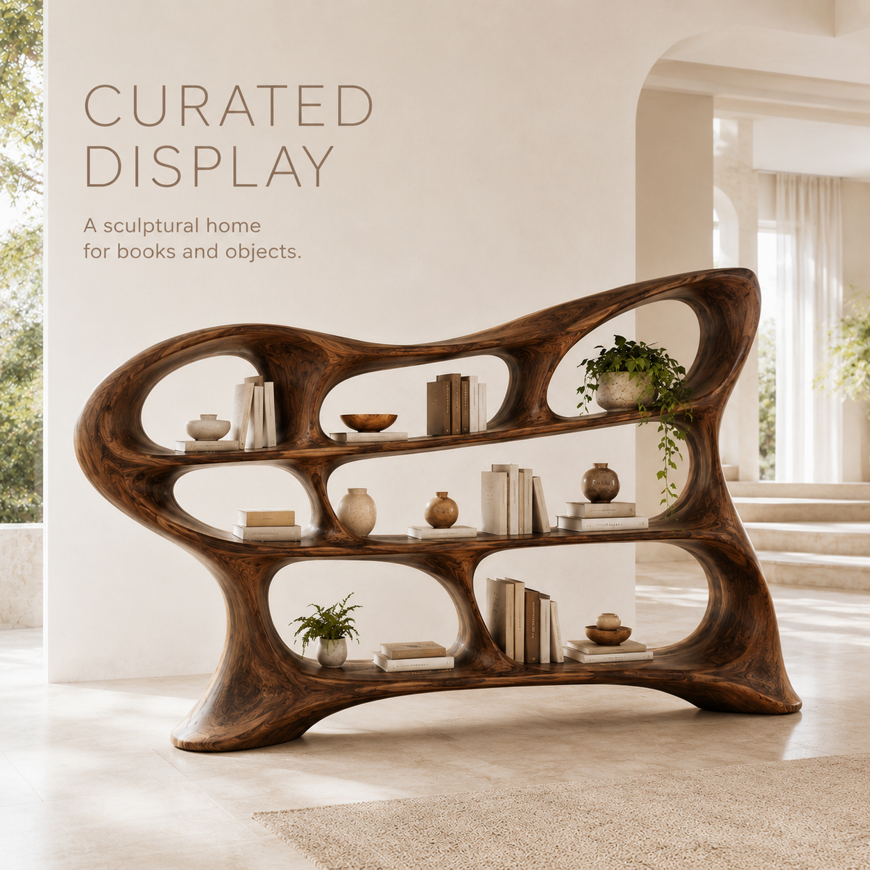 Koa Organic Display Bookshelf - product image 03