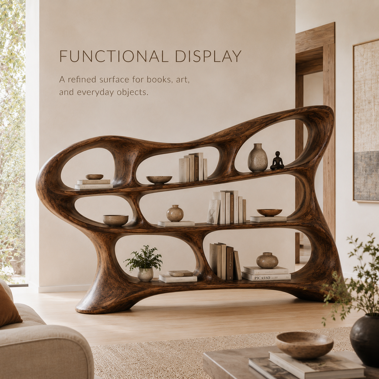 Koa Organic Display Bookshelf - product image 07