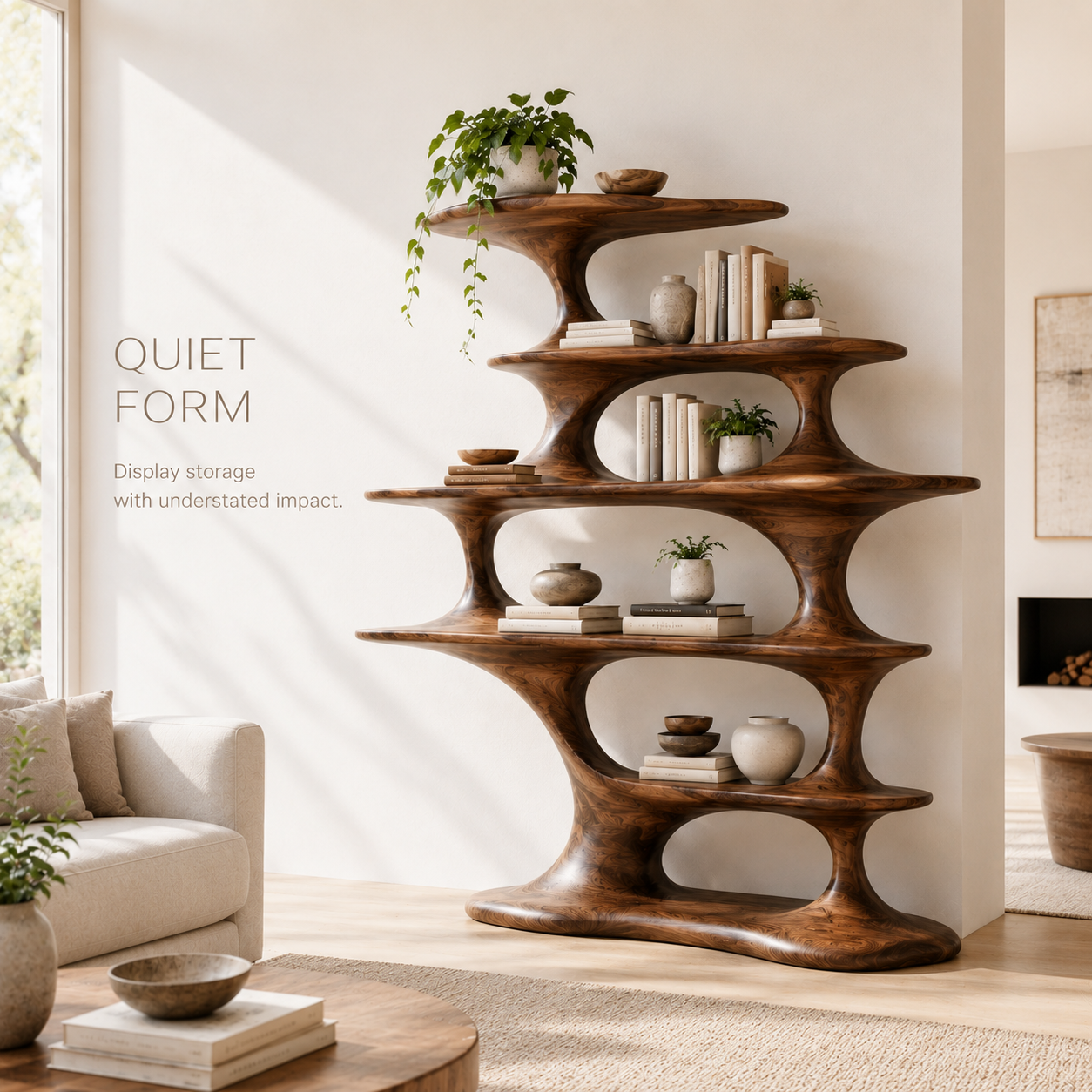 Nola Soft Arch Bookshelf - product image 03