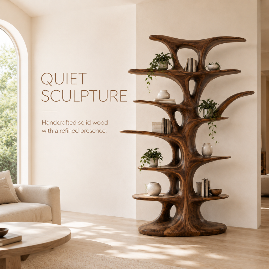 Caldera Organic Wood Bookshelf - product image 02
