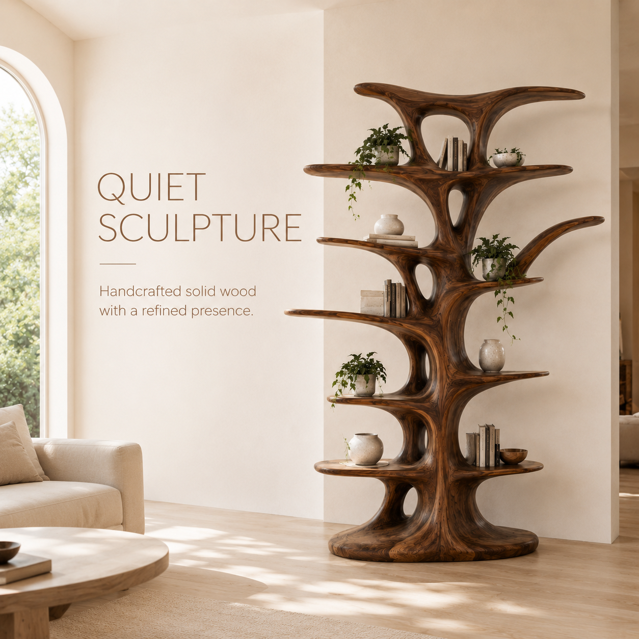 Caldera Organic Wood Bookshelf - product image 02