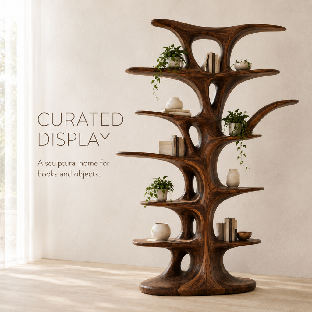 Caldera Organic Wood Bookshelf - product image 03
