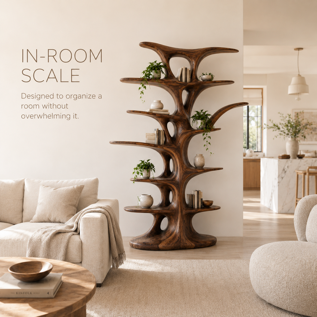 Caldera Organic Wood Bookshelf - product image 04