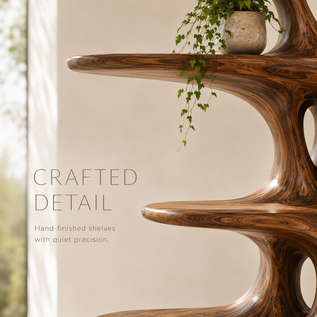 Caldera Organic Wood Bookshelf - product image 06