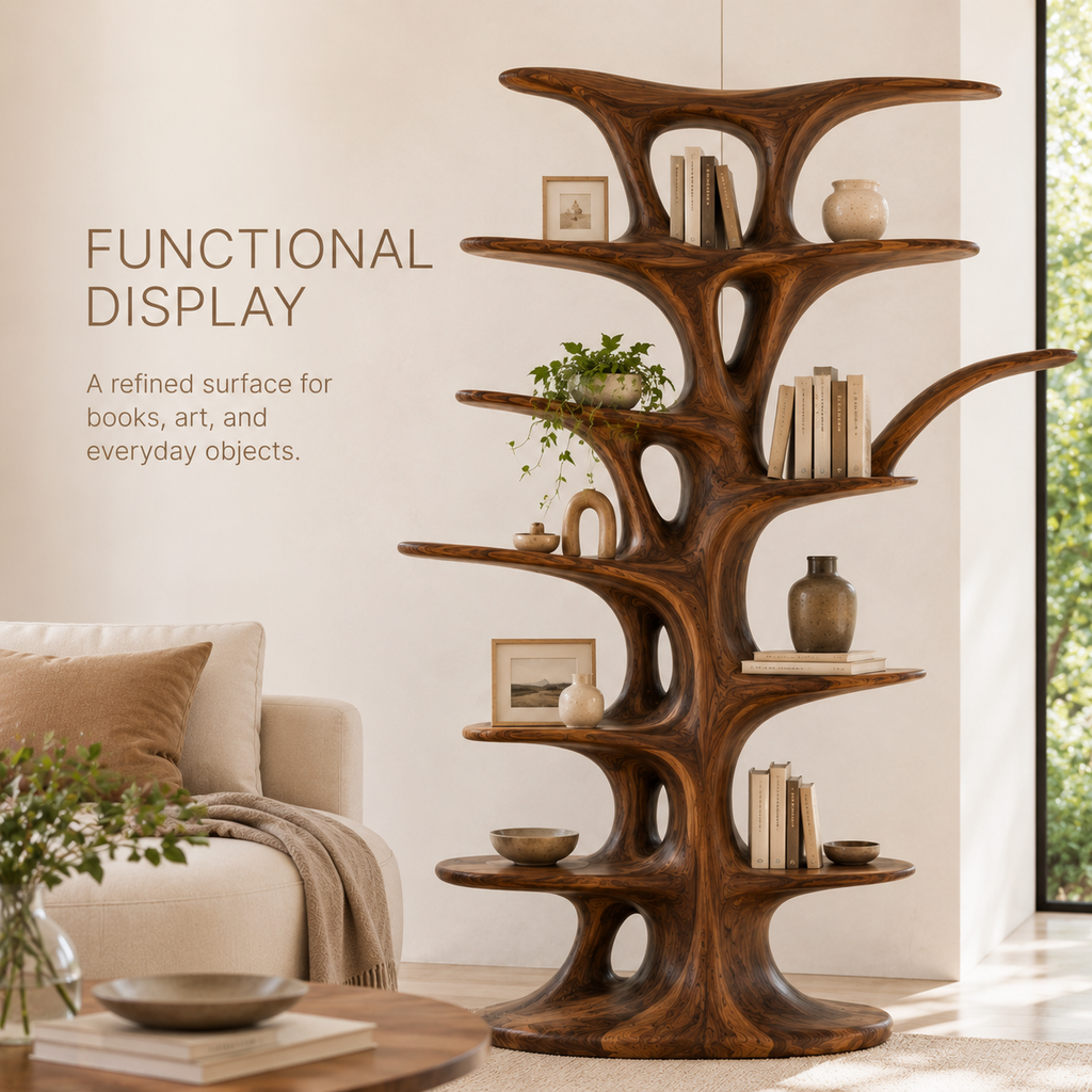 Caldera Organic Wood Bookshelf - product image 07