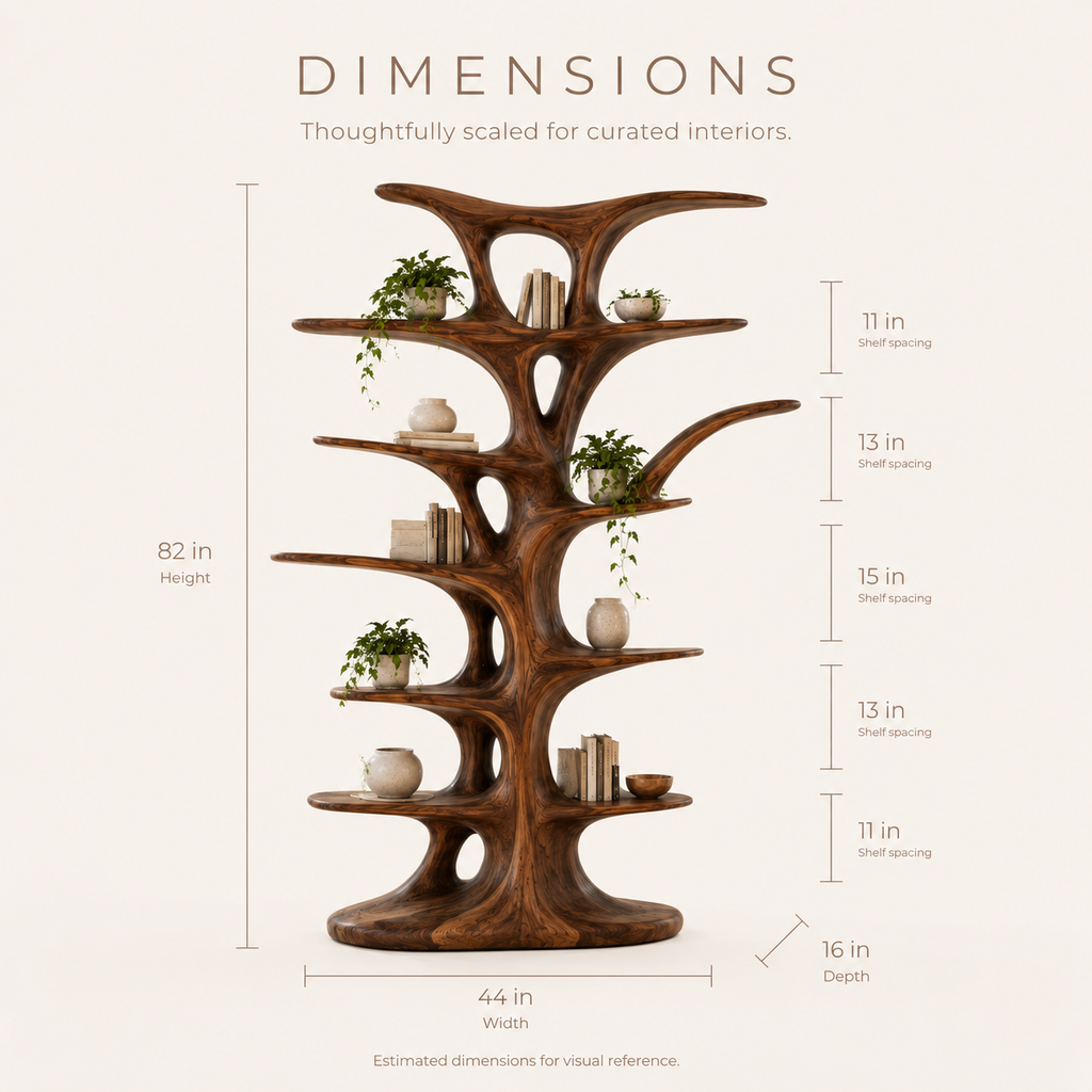 Caldera Organic Wood Bookshelf - product image 08