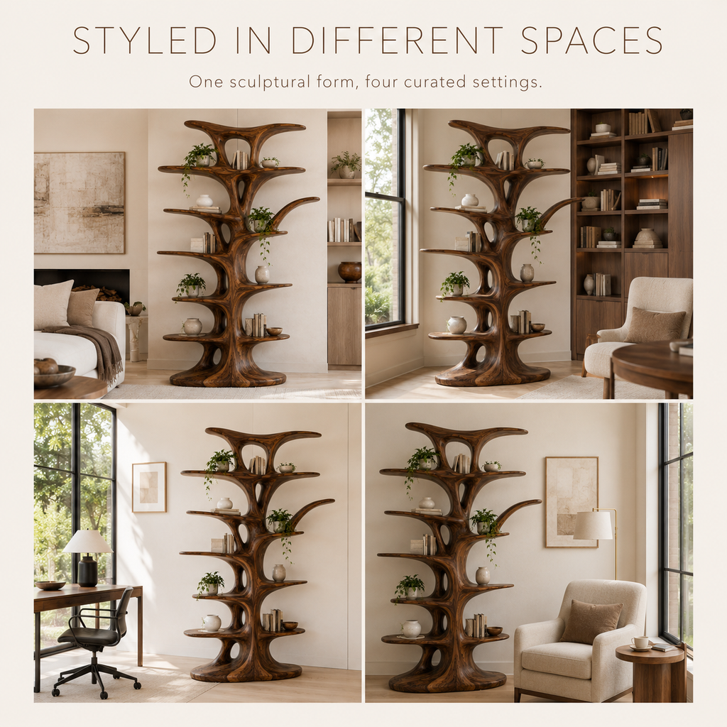 Caldera Organic Wood Bookshelf - product image 10