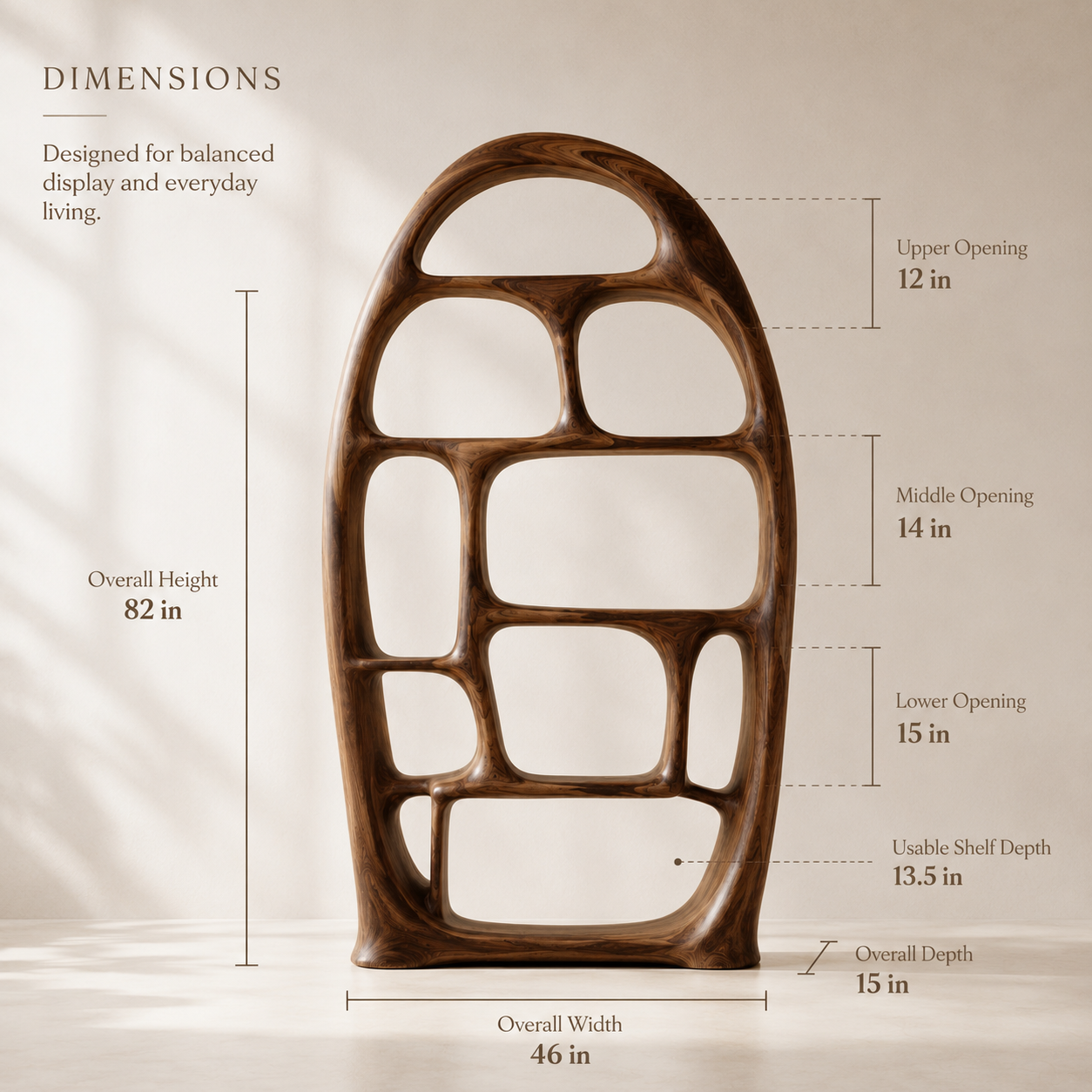 Elara Gallery Display Bookshelf - product image 08
