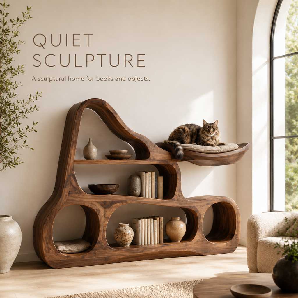 Veyra Soft Curve Bookshelf - product image 02
